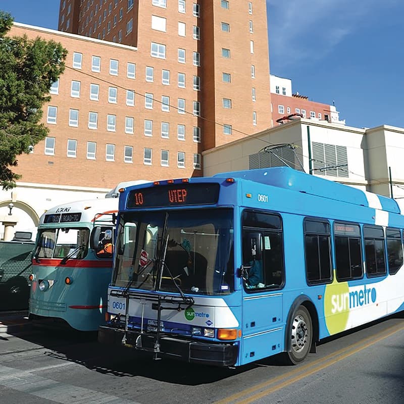 CNG fueled bus